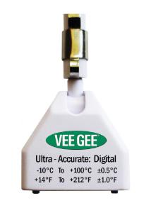 Dual scale digital thermometer