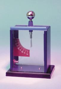 Gold leaf electroscope