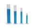 Plastic graduated cylinders set of 4