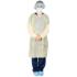 Isolation gown, yellow