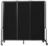 Room dividers (3-panel), black