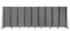 Room dividers (9-panel), grey