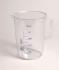 Printed graduations beakers with handle, PMP
