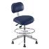 Biofit Eton series static control chair, medium seat height range with adjustable footring, aluminum base and glides