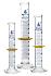 Safety pack measuring cylinder set, 25, 50, 100 ml, class A