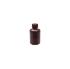 Reagent bottles, narrow mouth, HDPE, amber, 125 ml