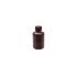 Reagent bottles, narrow mouth, HDPE, amber, 125 ml