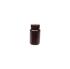 Reagent bottles, wide mouth, HDPE, amber, 125 ml