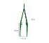 Disposable plastic tweezers, non-sterilized, 15 cm