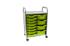 Gratnells Callero Plus Double Tray Cart 8 Shallow & 4 Deep Trays - 470316-500
