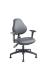 VWR® Upholstered Lab Chairs with Arms, Desk Height, 2" Nylon Glides