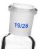 Boiling flasks, round bottom, interchangable joint