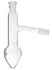 Pear shape distilling flasks, short neck