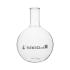 Boiling flasks, flat bottom, narrow neck