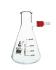 Filtering flasks with plastic fitted integral side arm, heavy wall