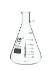 Filtering flasks with integral side arm