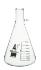 Filtering flasks with integral side arm