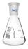 Erlenmeyer flasks, graduated with ground joint