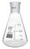 Erlenmeyer flasks, graduated with ground joint