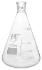 Erlenmeyer flasks, graduated with ground joint