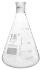 Erlenmeyer flasks, graduated with ground joint
