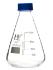 Erlenmeyer flasks with polypropylene screw cap