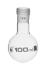 Boiling flasks, round bottom with threaded joint
