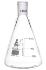 Erlenmeyer flasks, graduated with threaded joint