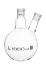 Distillation flasks, 2 neck with threaded joint