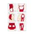 Anatomical templates color, small