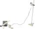 Parabolic Collision Monkey and Hunter Apparatus